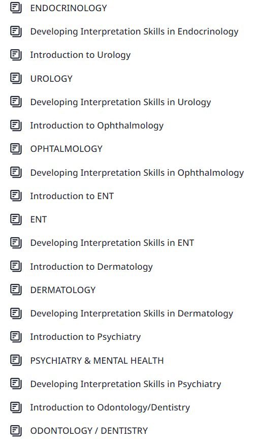 Curso de Interpretación Médica.