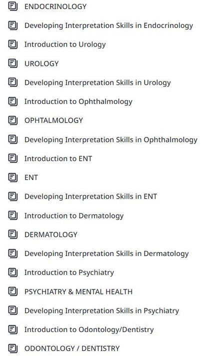 Curso integral de interpretación medica y legal.